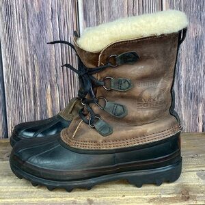 Men’s Bighorn Sorel  Brown Leather Snow Boots- Size 8